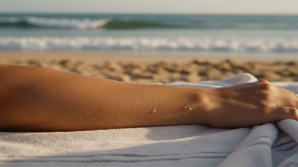 La durée idéale d'exposition au soleil pour bronzer selon votre type de peau.