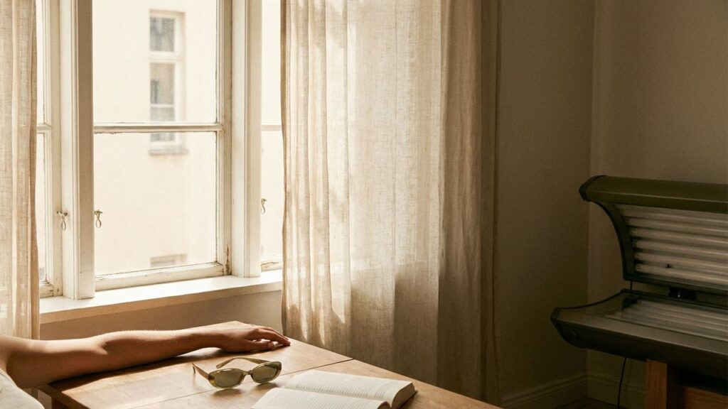 Équivalence soleil et cabines à UV