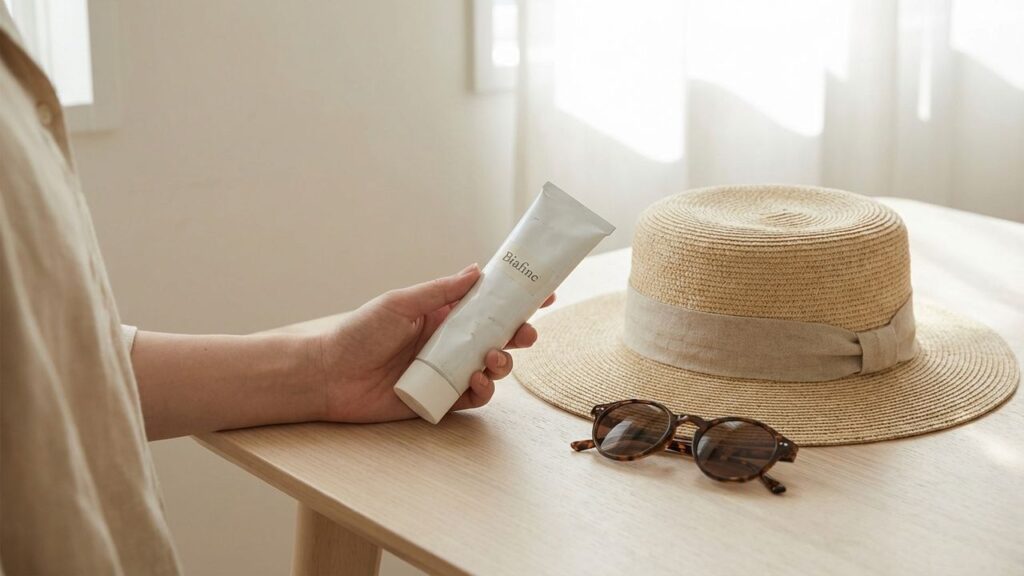 Biafine pour les coups de soleil