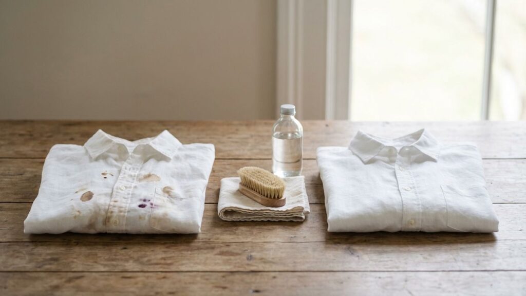 Vêtements blancs tachés de crème solaire : comment y remédier ?