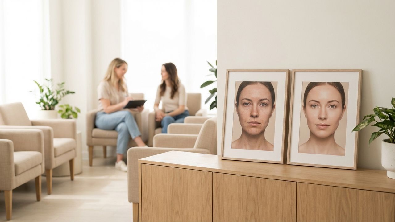 Réparer sa peau à l'aide d'un professionnel