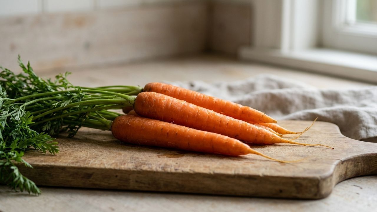 Carottes et teint halé