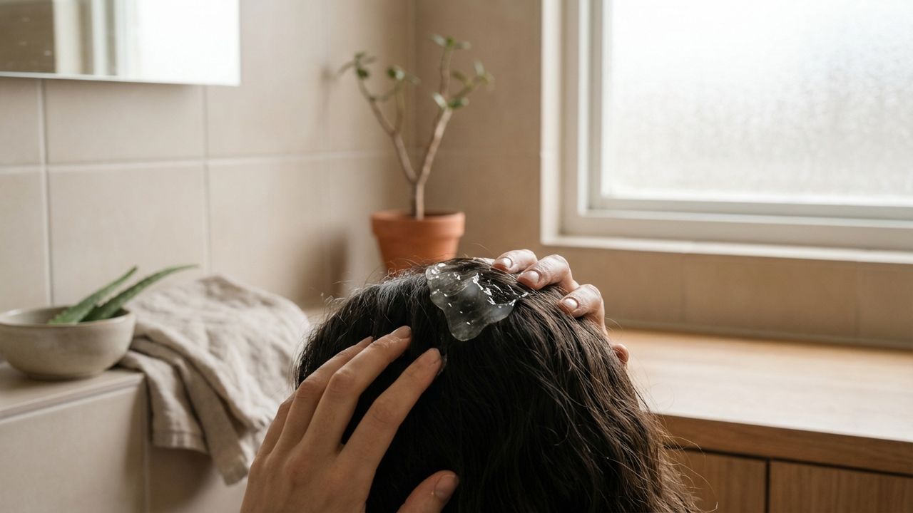 Produits quand on a une brulure sur le crane