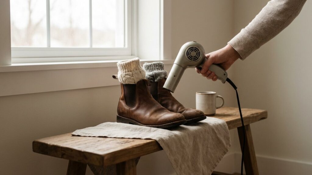 Technique pour élargir des chaussures serrées à la maison