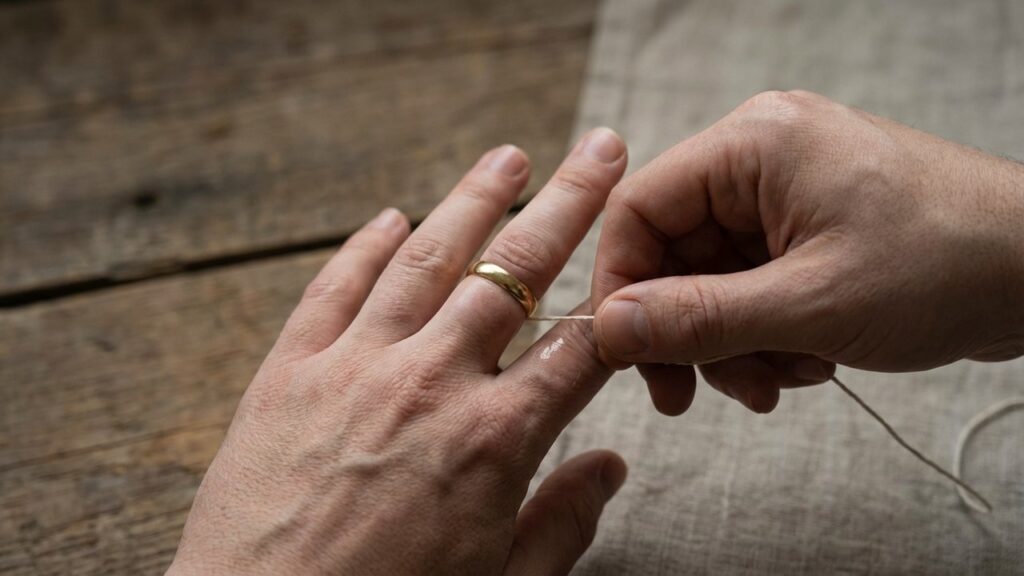 Enlever une bague sur un doigt gonflé avec les bonnes techniques