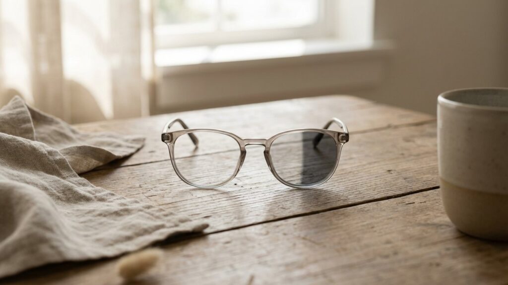 Lunettes de vue qui se teintent au soleil avec verres photochromiques