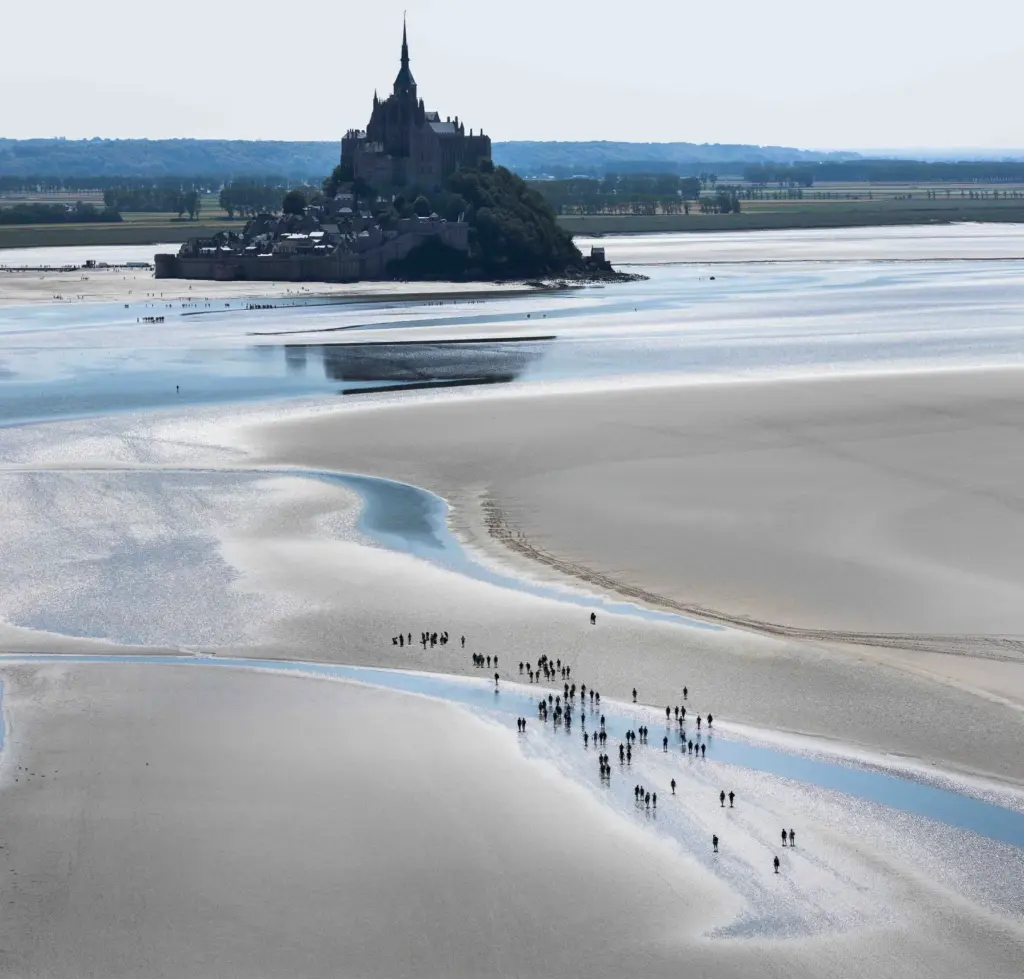 Vue par le haut du Mt St Michel