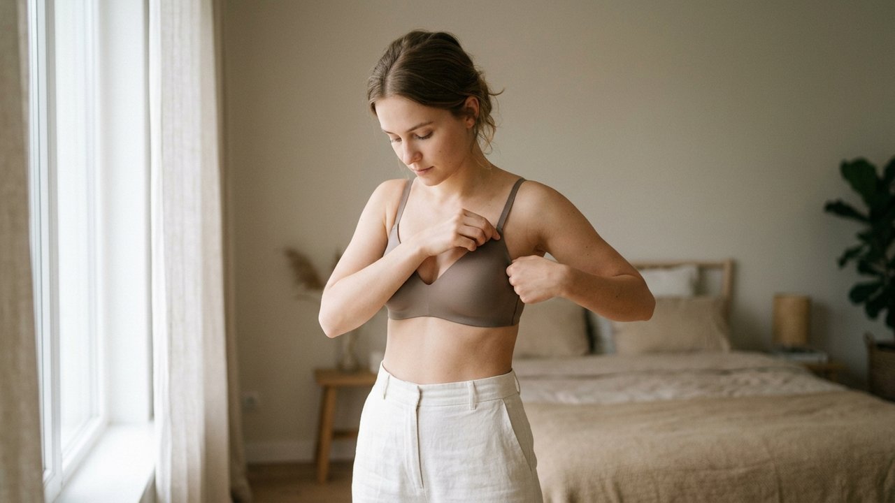 Vérification de l'ajustement correct d'un soutien-gorge