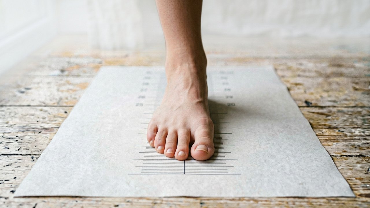 Mesure talon-orteils en centimètres pour pointure Adidas
